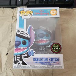 Disney Skeleton Stitch Funko Pop! #1234 Limited Glow Chase Edition 