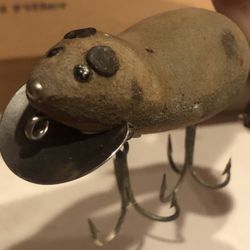 Vintage Heddon Meadow Mouse Topwater Bass Walleye Pike Musky Fishing Lure