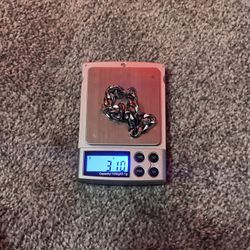 Silver Cuban Link Bracelet 