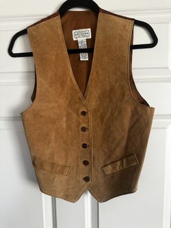 Arizona Jean Company Genuine Leather Suede Vest. Sz.S.