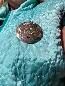 Brooch and necklace