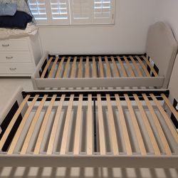 IKEA Hauga Twin Beige bed frame