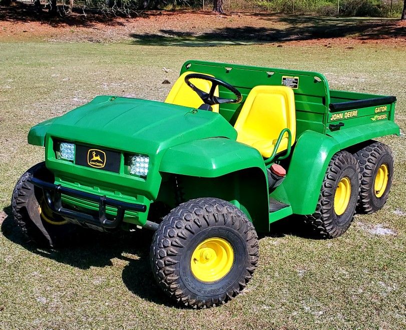 John Deere Gator 6x4 Diesel Hydraulic Dump Bed Utv Side By Side