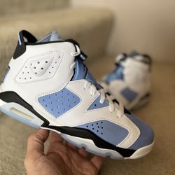Air Jordan Retro 6 UNC Size 6y Brand New 