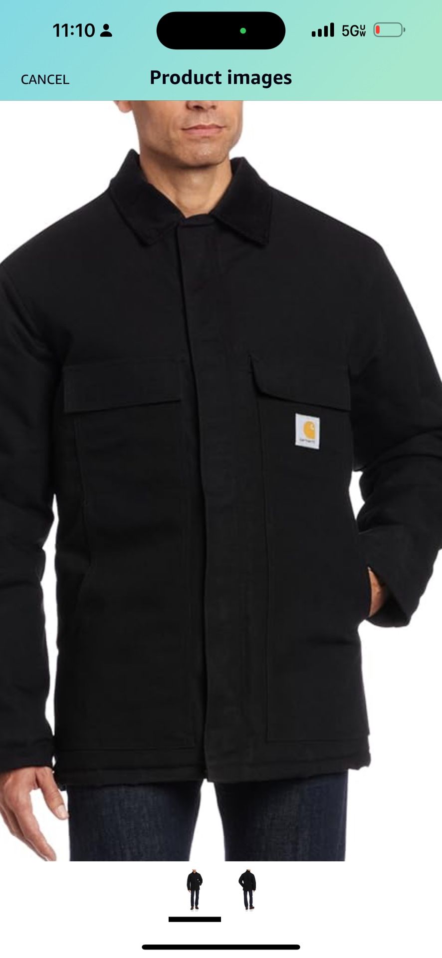 Carhartt Men's Loose Fit Firm Duck Insulated Traditional Coat xl tall Reg $145 Asking $90
