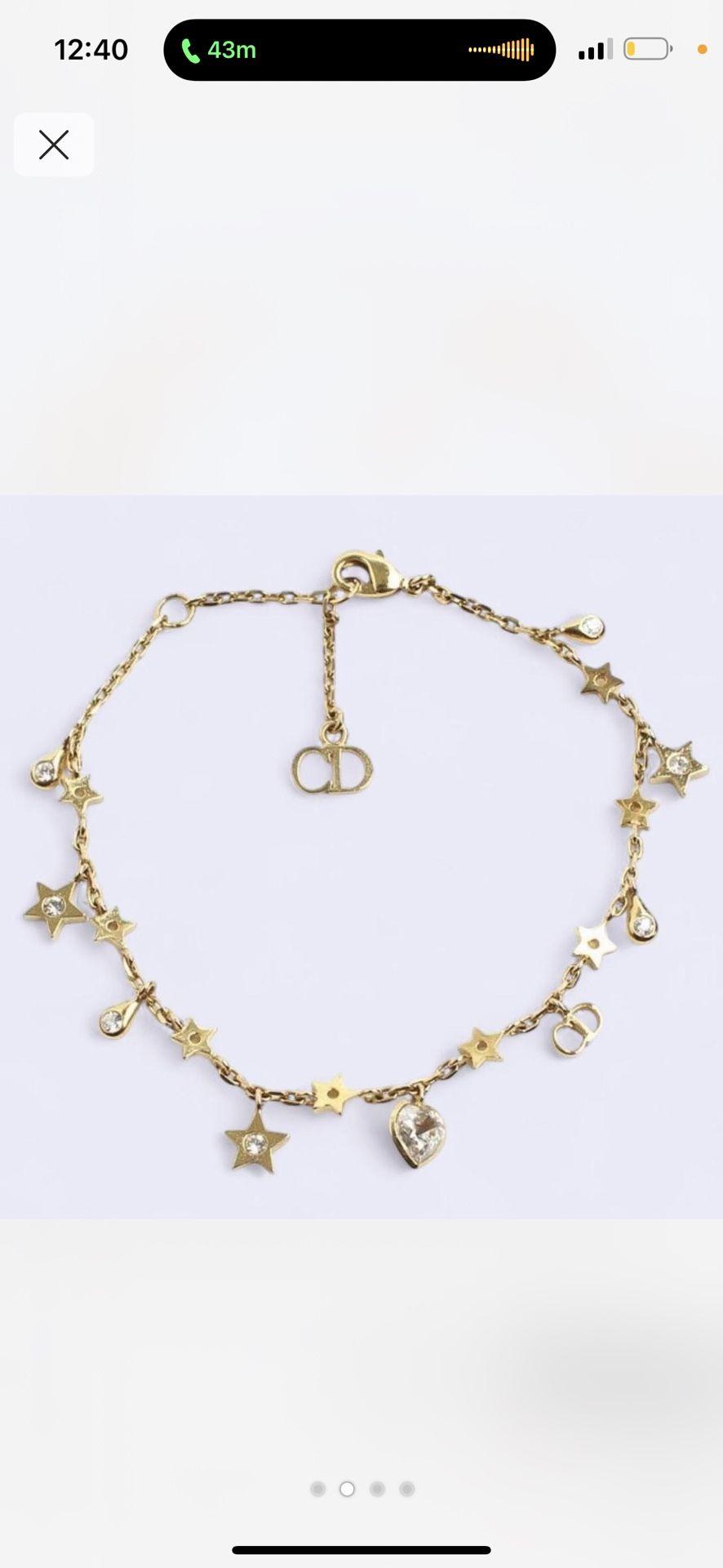 Starry Night CD Charm Bracelet