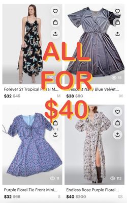 Bundle of 4 Women's Dresses