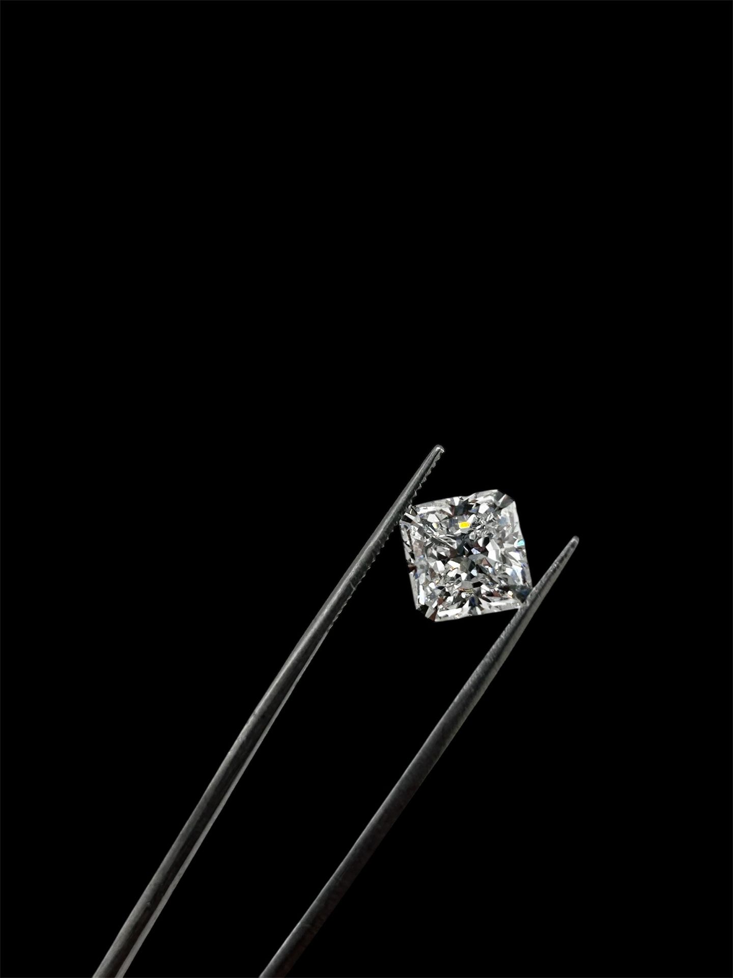 3.41 Ct Lab Grown Radiant Shape Certified Diamond