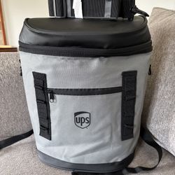 UPS soft sided backpack/strap cooler