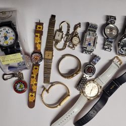 Watch collection Raymond Weil Timex automatic Vintage Modern cartoon characters