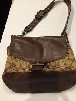 Vintage authentic signature Coach hobo bag