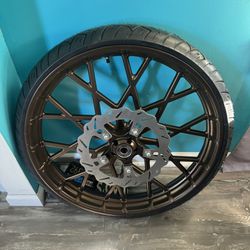 Brand New 26” Wheel Tire And Rotor 