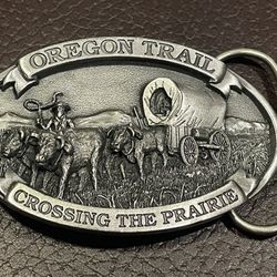 Belt Buckle OREGON TRAIL. Vintage, collectible 
