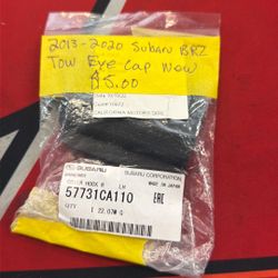 2013 2020 Subaru BRZ Tow Eye Cap Oem New 