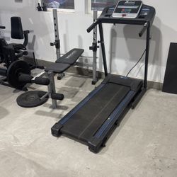 Work Out Bench And Treadmill