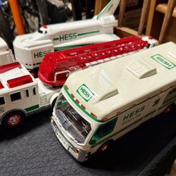 2 Vintage HESS Trucks