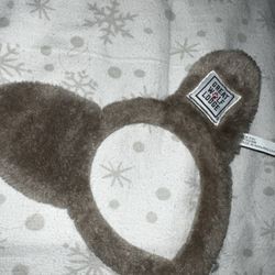 Great Wolf Lodge Fuzzy Plush Wolf Ears Pretend Play Headband Grey White Cosplay
