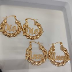 Gold Earrings 