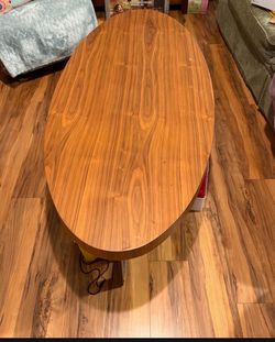 Oval Coffee Table brown