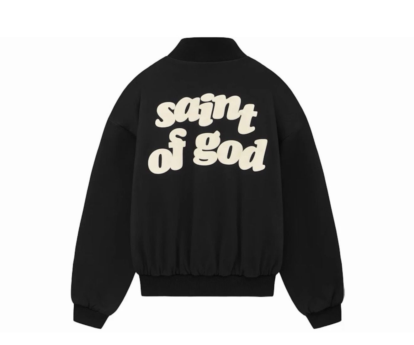 FEAR OF GOD x SAINT Mxxxxxx Saint of God Varsity Jacket