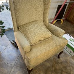 Thomasville Wingback Chair W/Pillow