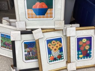 Various Paintings Framed Asking $85. Each