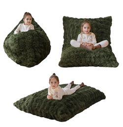 Dark green bean bag chair for kids new
