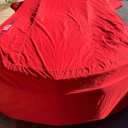 Chevrolet Camaro Car Cover - Red with Camaro Logo + Matching Storage Bag