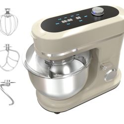 900W Stand Mixer 8 QT kitchen Dough mixers LED Touch Screen Adjustable Speed Electric Household Mixers With Bowl,Dough Hook,Whisk And Beater For Bakin