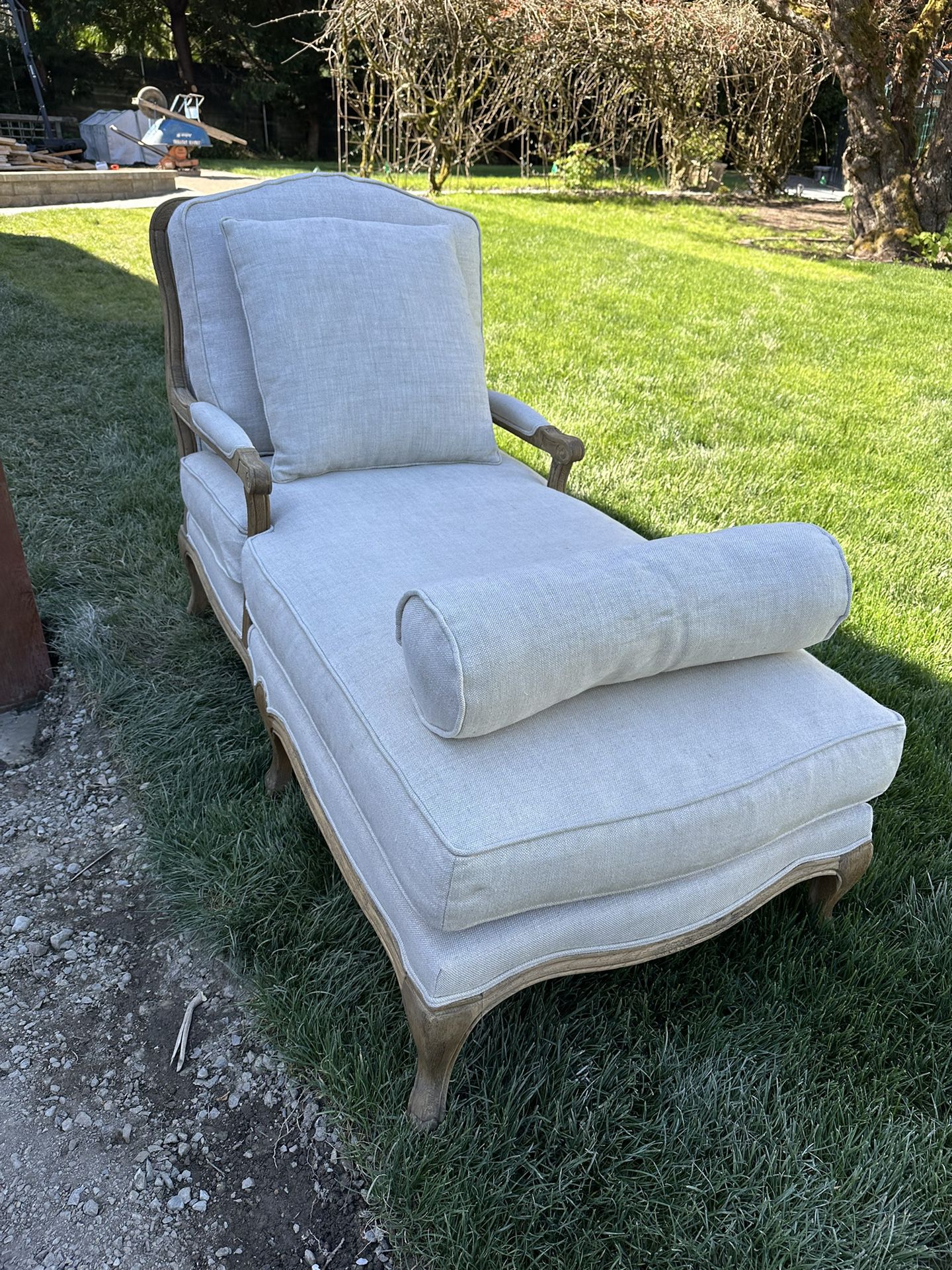 Restoration Hardware Chaise Lounge Chair