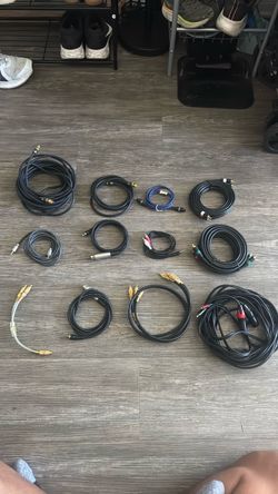 Assorted Audio & Video Cables