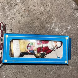 Old Fashion México 1925 Ceramic Santa 