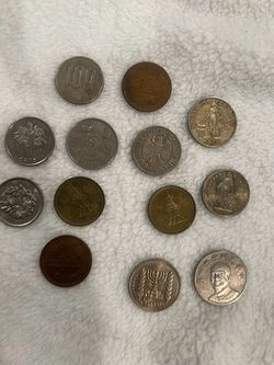 Mixed Foreign Coin Collection Lot of 13