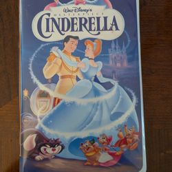 Disney Cinderella VHS Movie 