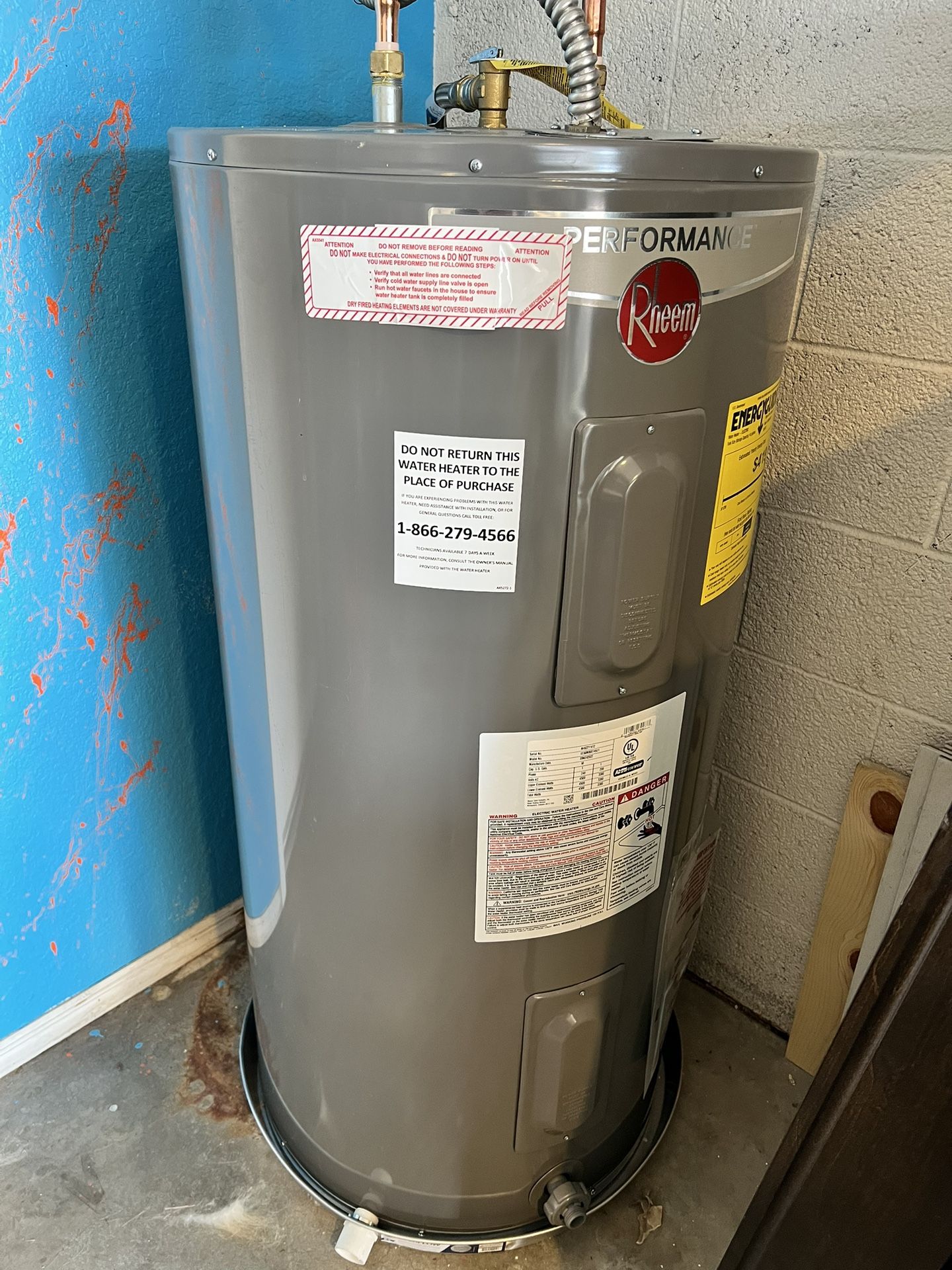 Rheem 50-gal Electric Water Heater (New) for Sale in Phoenix, AZ - OfferUp