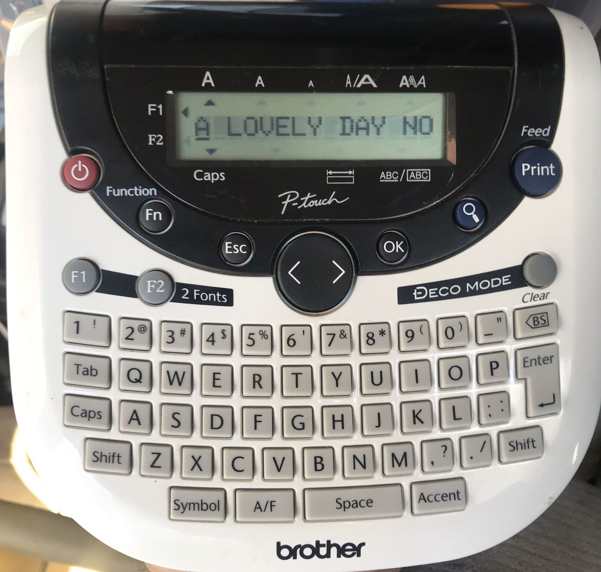 Brother PTouch Model PT1290 Label Maker Printer Labeler for Sale in