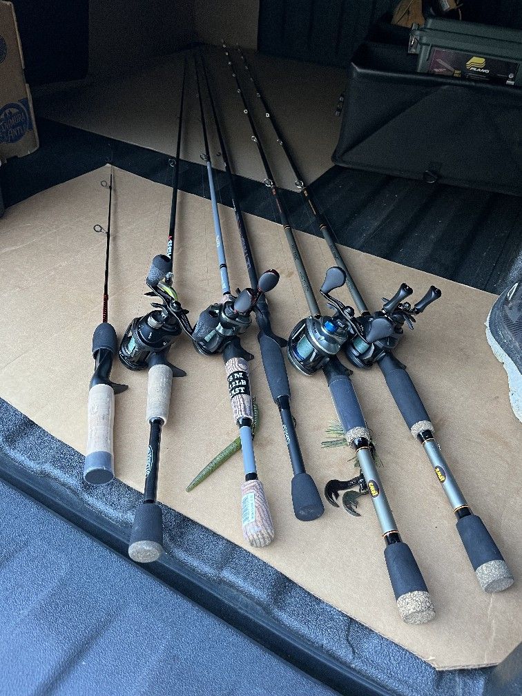 Bait cast and Spinning Reel Combos 