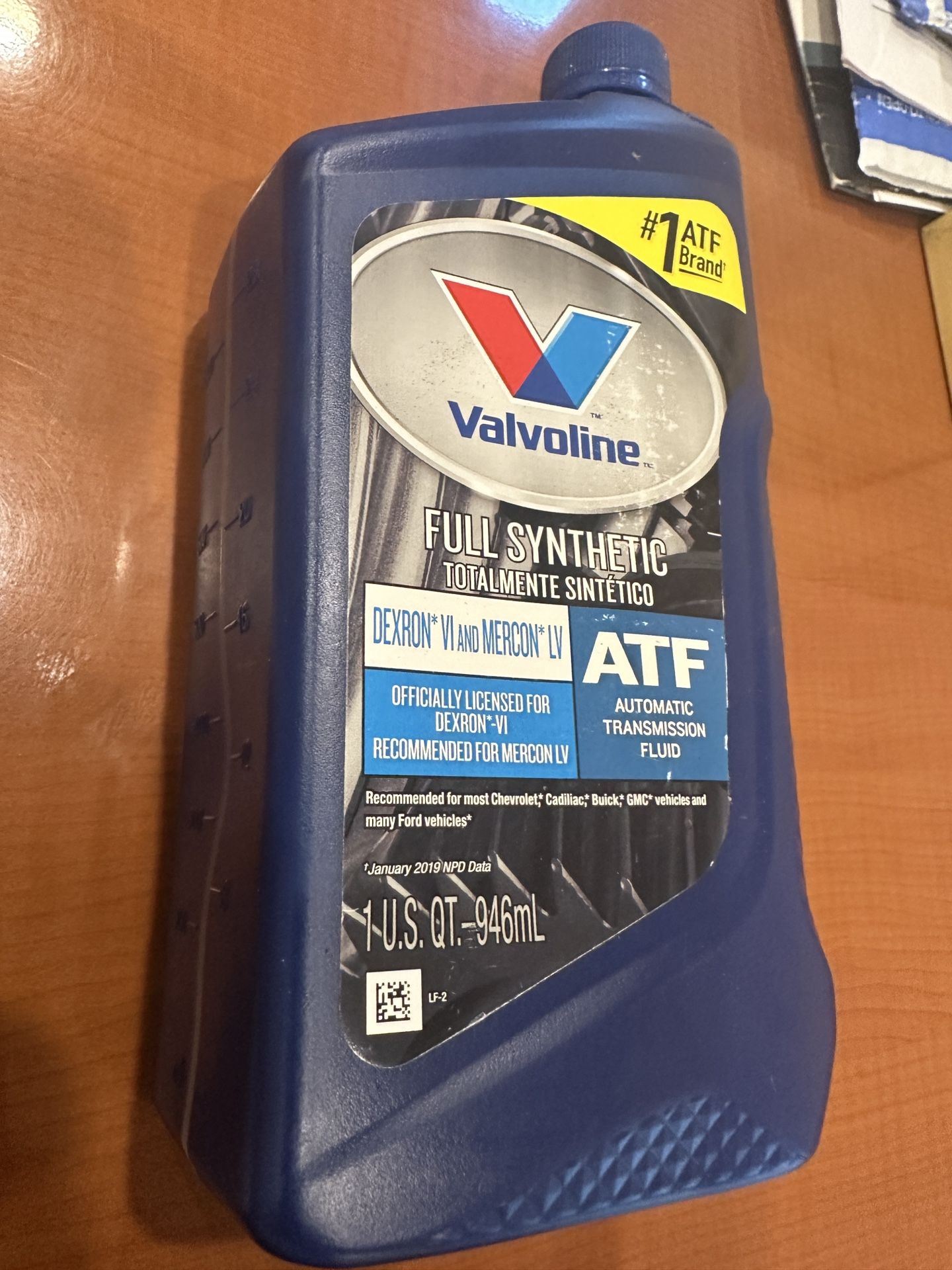 Valvoline DEXRON VI/MERCON LV ATF Full Synthetic Automatic Transmission Fluid