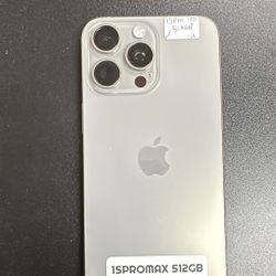 On Sale 15PROMAX 512GB UNLCOKED 