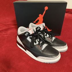 Jordan 3s Retro Black/Cement 