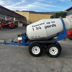 Cart Away Concrete Mixer Trailer 1yd