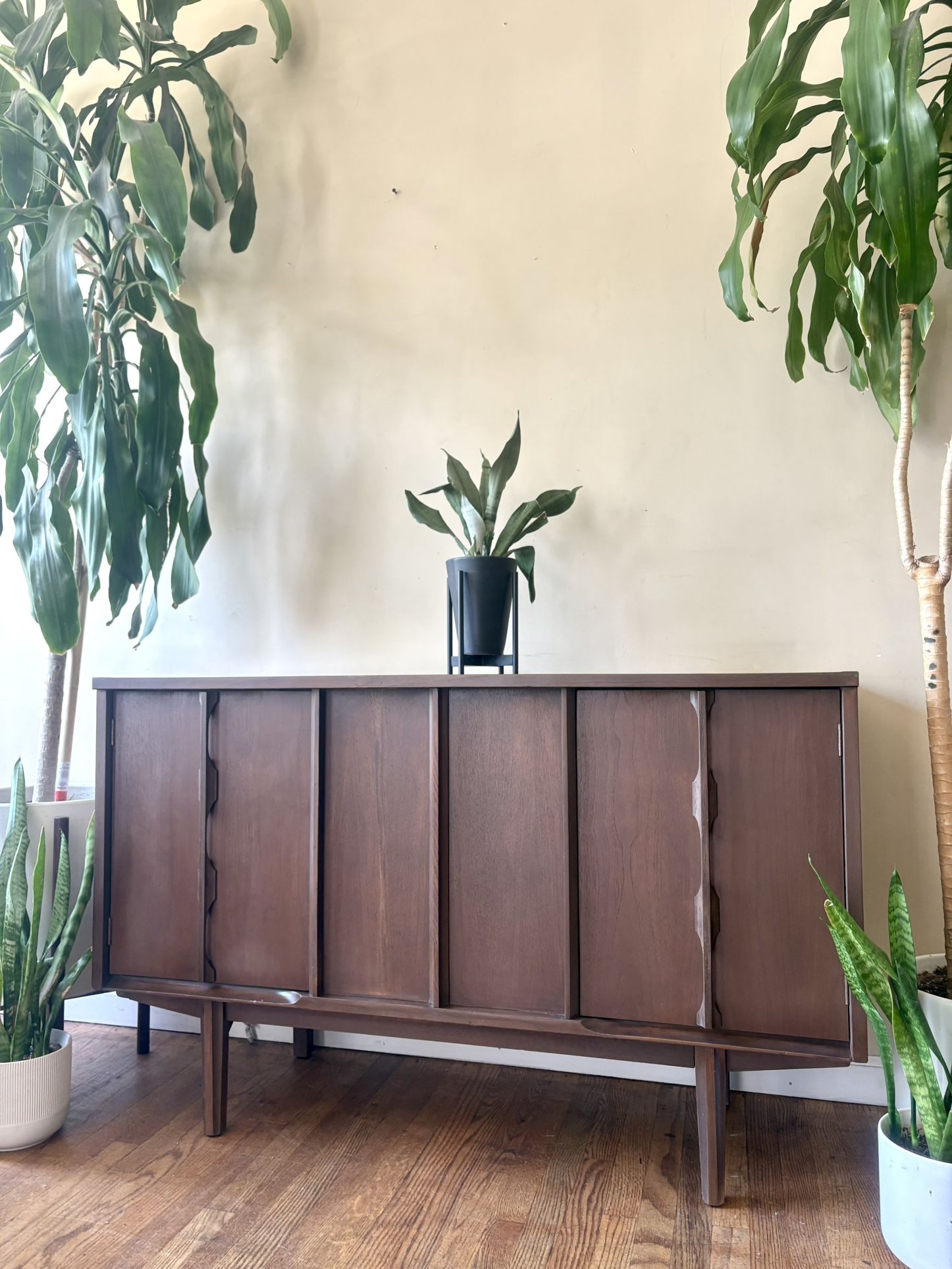 Beautiful 1960's Walnut Credenza