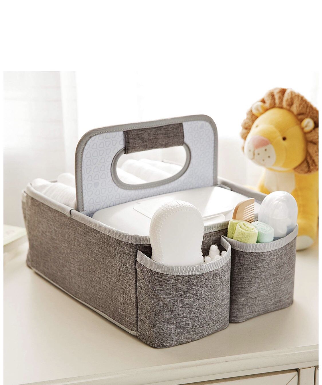 Munchkin Portable Diaper Caddy Organizer - Gray