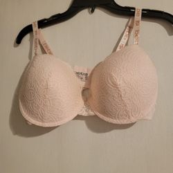BEBE Light Pink Lace Push Up Bra New