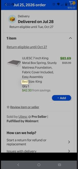 King Bedframe