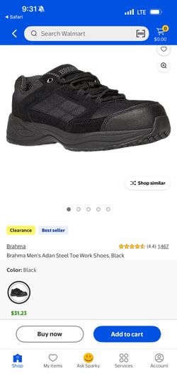Steel toe shoe size 7