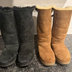 Ugg Boots Bailey Bow 2 Pairs 