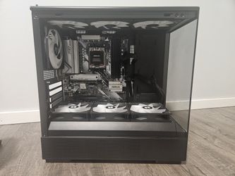 Asrock B650m Pro Rs Wifi + Super Flower 1000w Power Supply + Zalman P10 Matx Case With 7 Fans