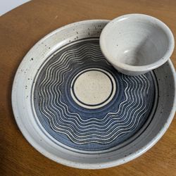 Chip And Dip Serving Platter 