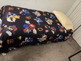 Twin mattress and box spring